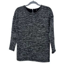 J Crew Jasper Wool Blend Zip Back Tunic Top